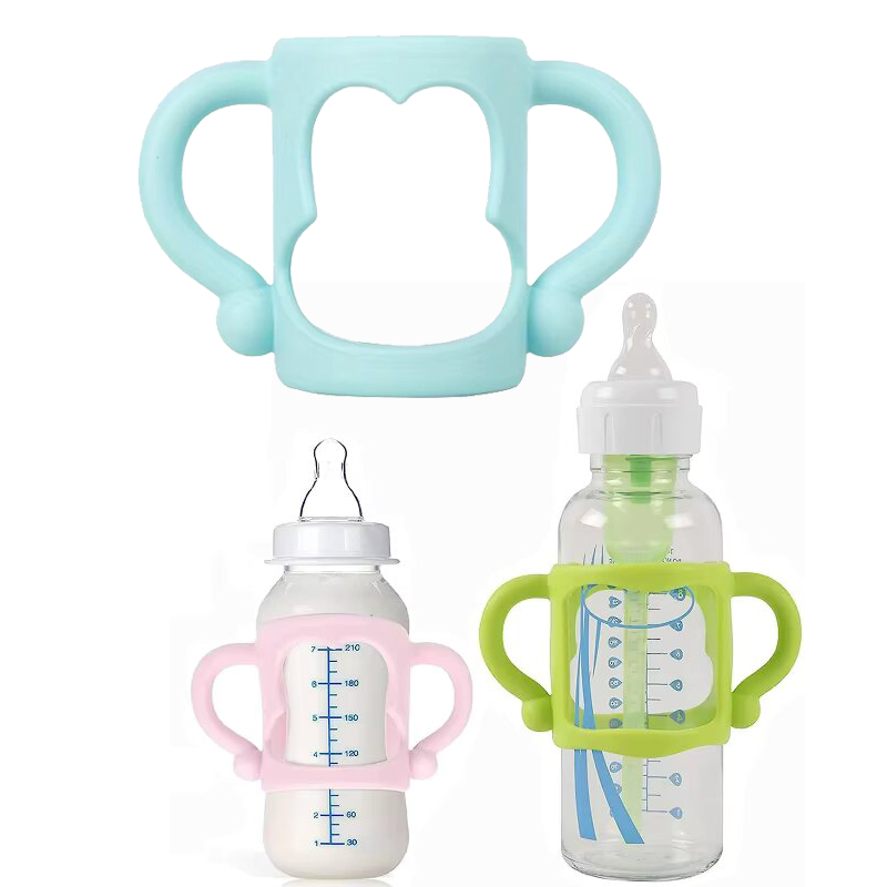 Baby Products Sale - Babyflaschengriff, langlebig, lebensmittelechtes Silikon, Schnabeltasse, Griff