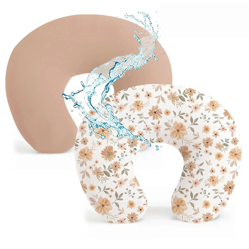 Nursing Pillow Breastfeeding - 2 Stück Wasserdichte Stillkissenbezüge Dehnbare Abdeckungen