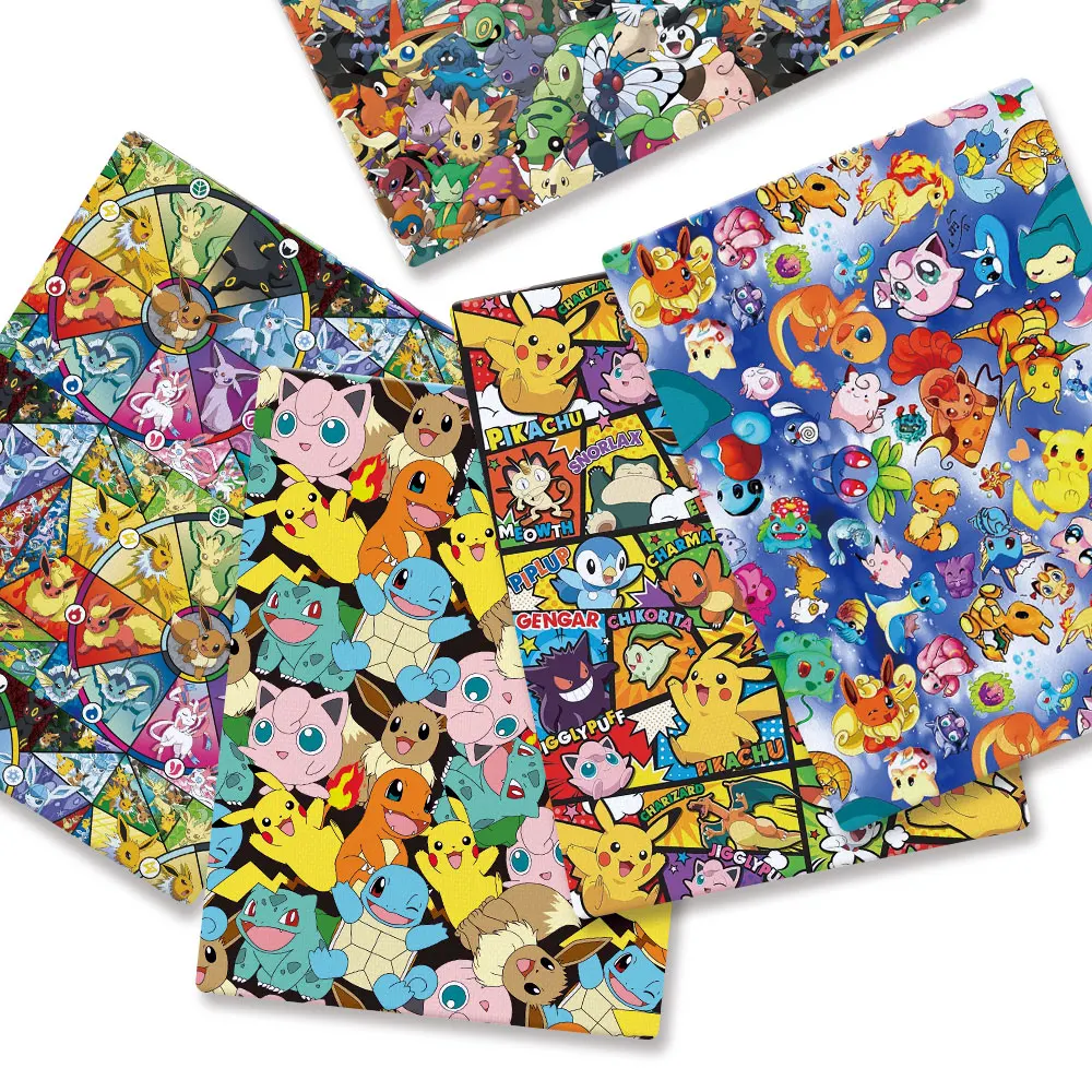Baby Products Japan - Pokemon Cartoon Stoff 140*50cm handgemachte Nähen