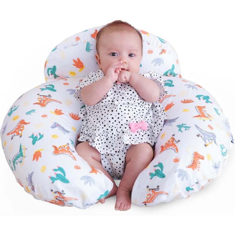 Nursing Pillow Breastfeeding - Stillkissen mit Animal-Print-Bezug – abnehmbares und