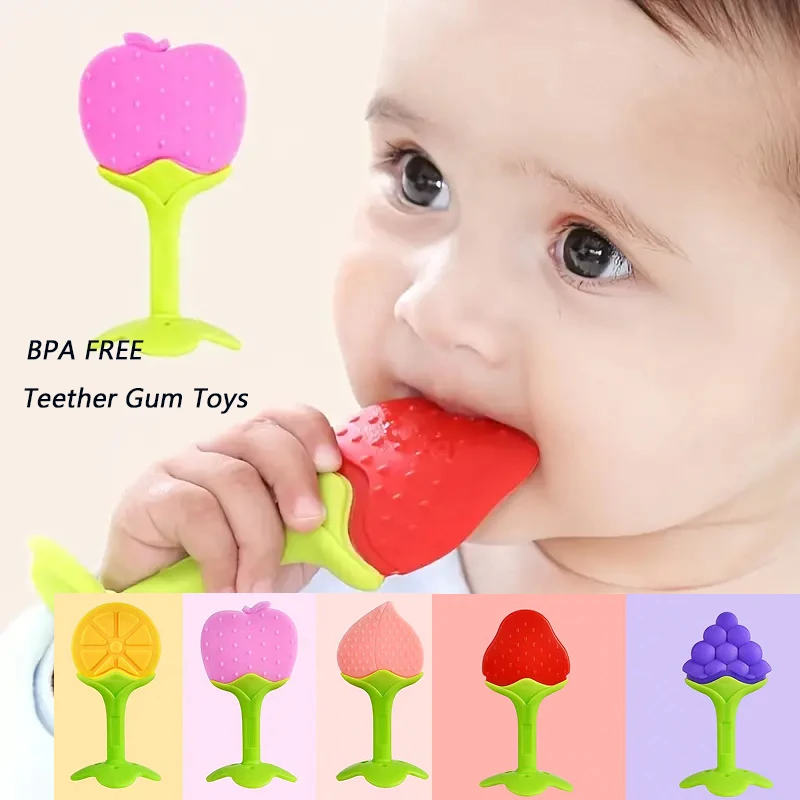 Baby Products Sale - Zahnen Baby Spielzeug Silikon Beißring für