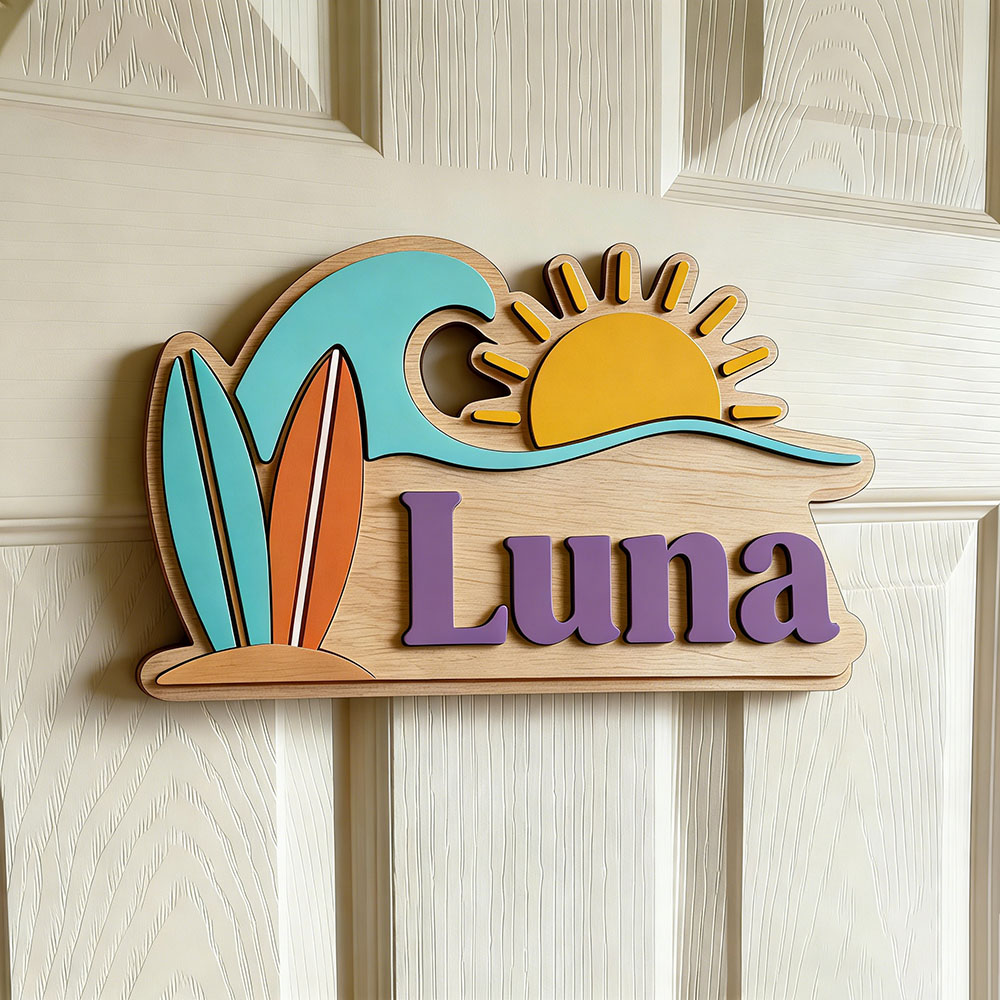 Personalisiertes Strandwellen- – Baby Gate Stairs Bewertung und Preis