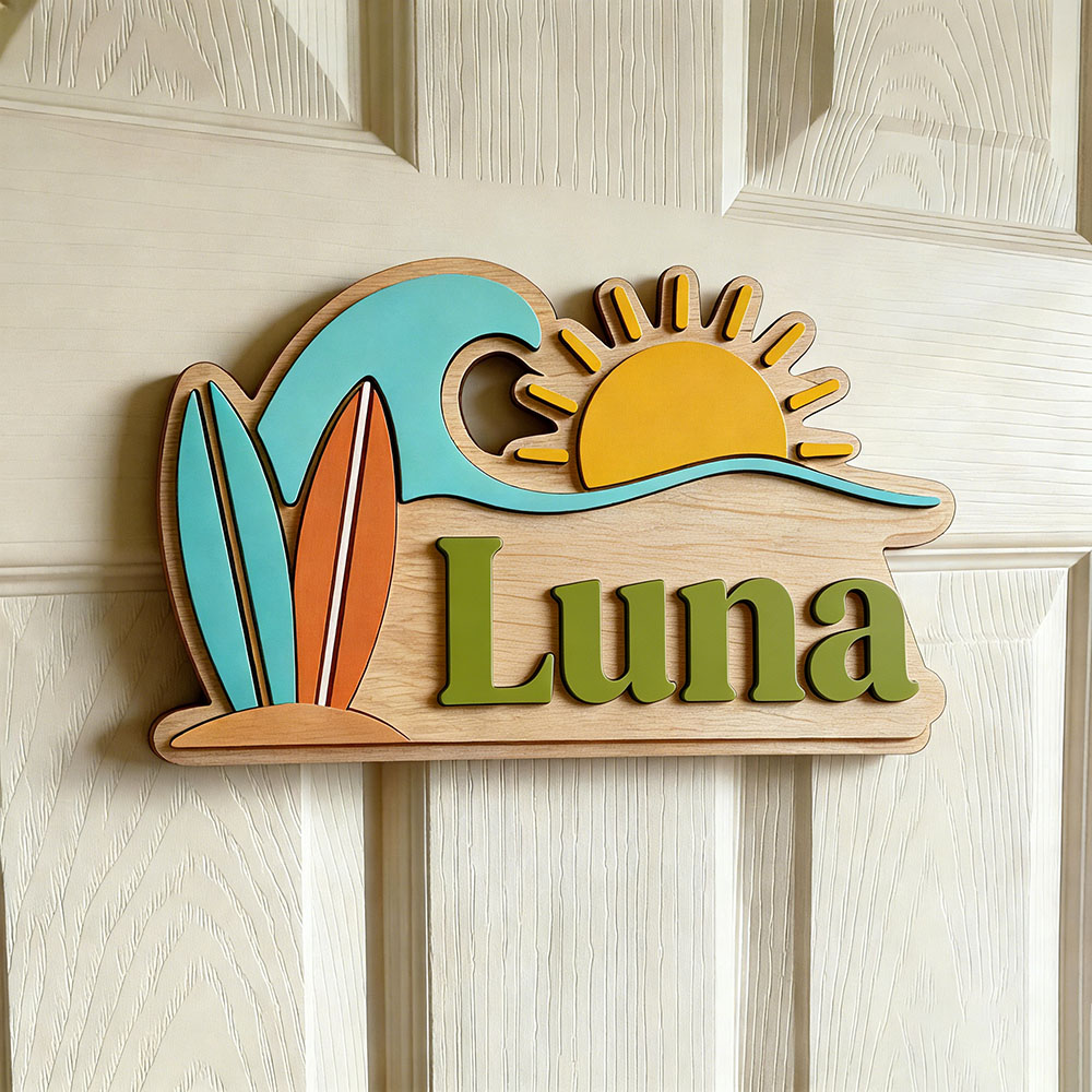 Personalisiertes Strandwellen- – Baby Gate Stairs Bewertung und Preis
