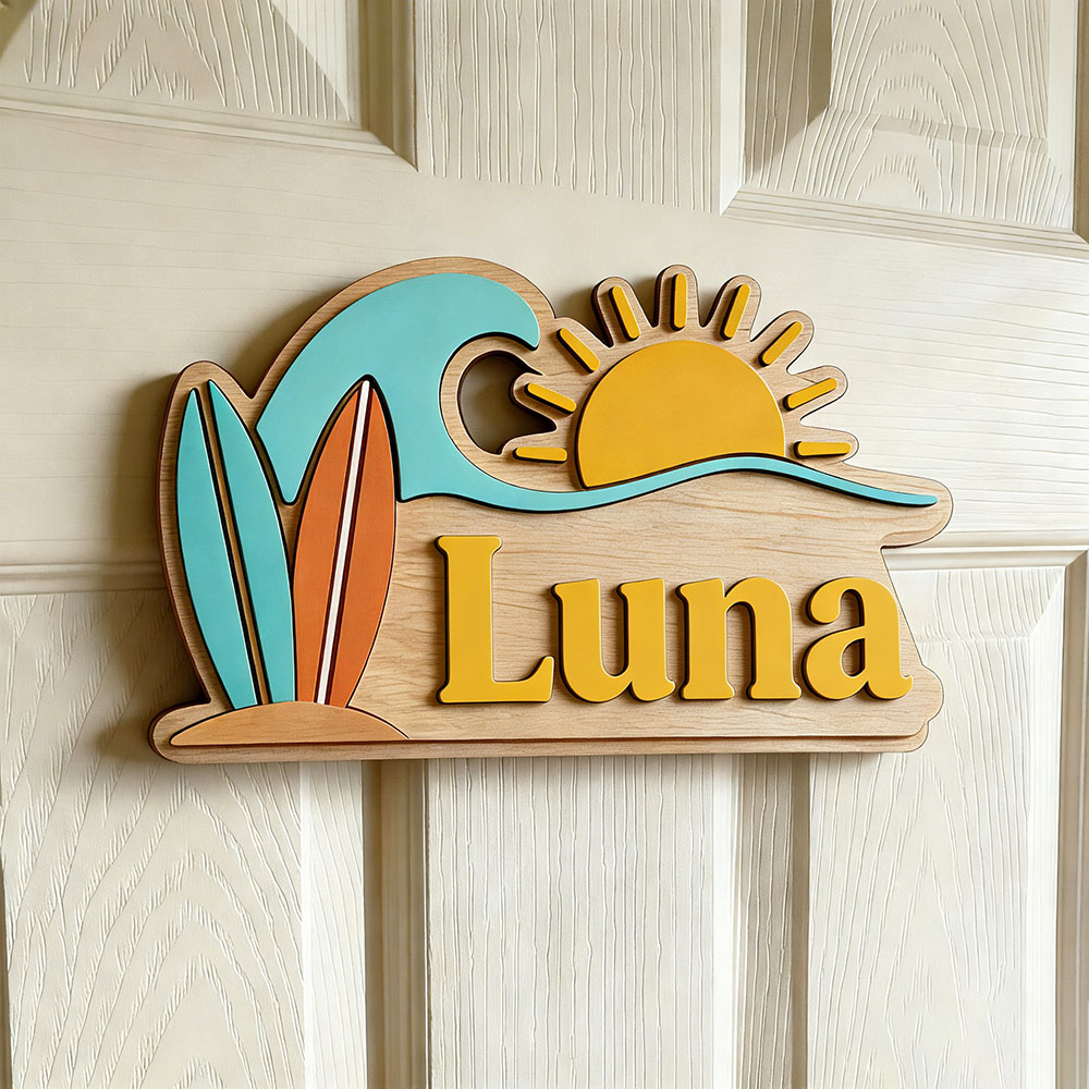 Personalisiertes Strandwellen- – Baby Gate Stairs Bewertung und Preis
